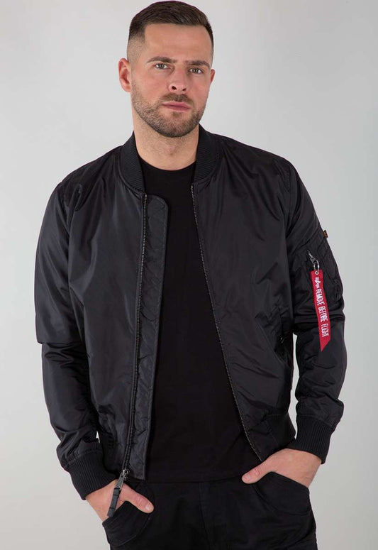 Alpha Industries leichte Bomberjacke schwarz MA-1 TT 191103-03