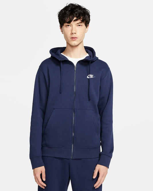 Nike Sportswear Club Full-Zip Hoodie Fleece navy BV2645-410