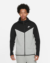 Lade das Bild in den Galerie-Viewer, Nike Sportswear Tech Fleece Full-Zip Hoodie Black Grey CU4489-016
