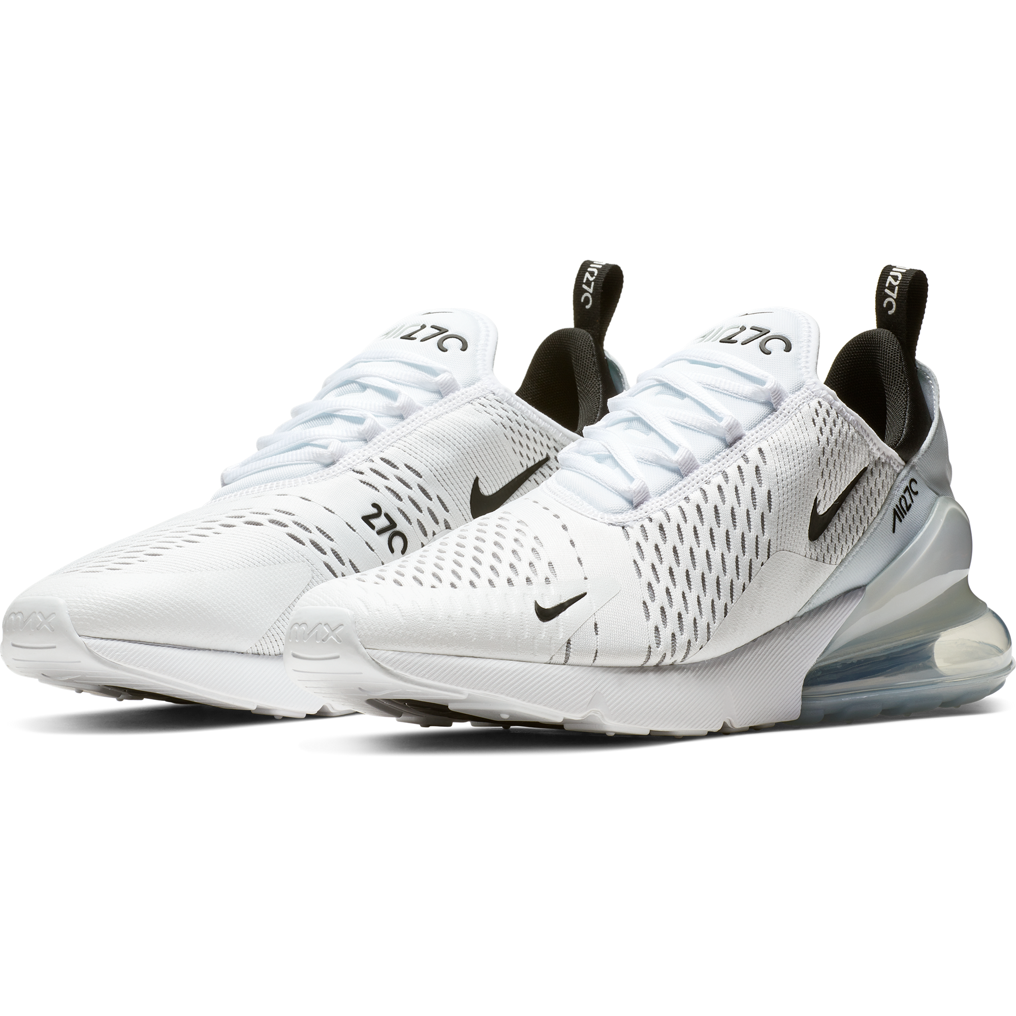 Nike air max 270 flyknit black/white deals