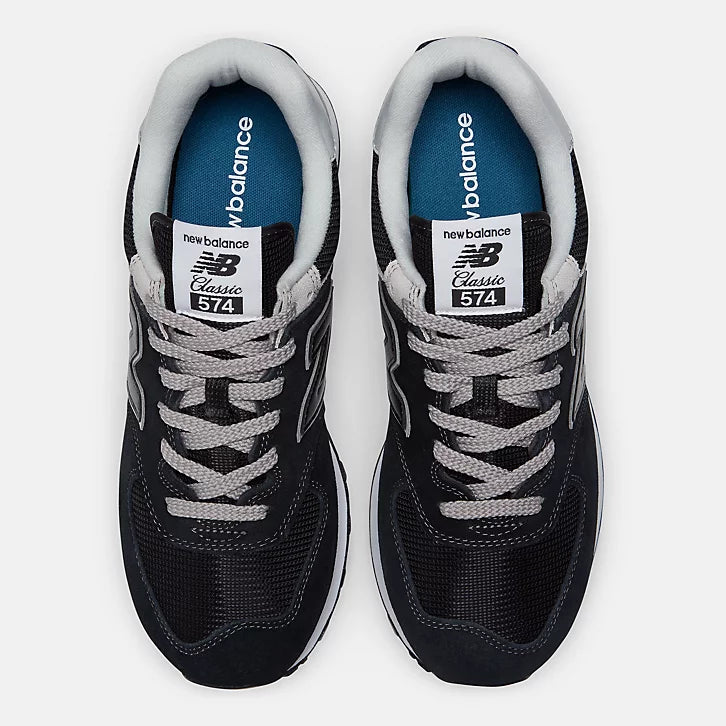 New Balance Sneaker ML574 EVB black white