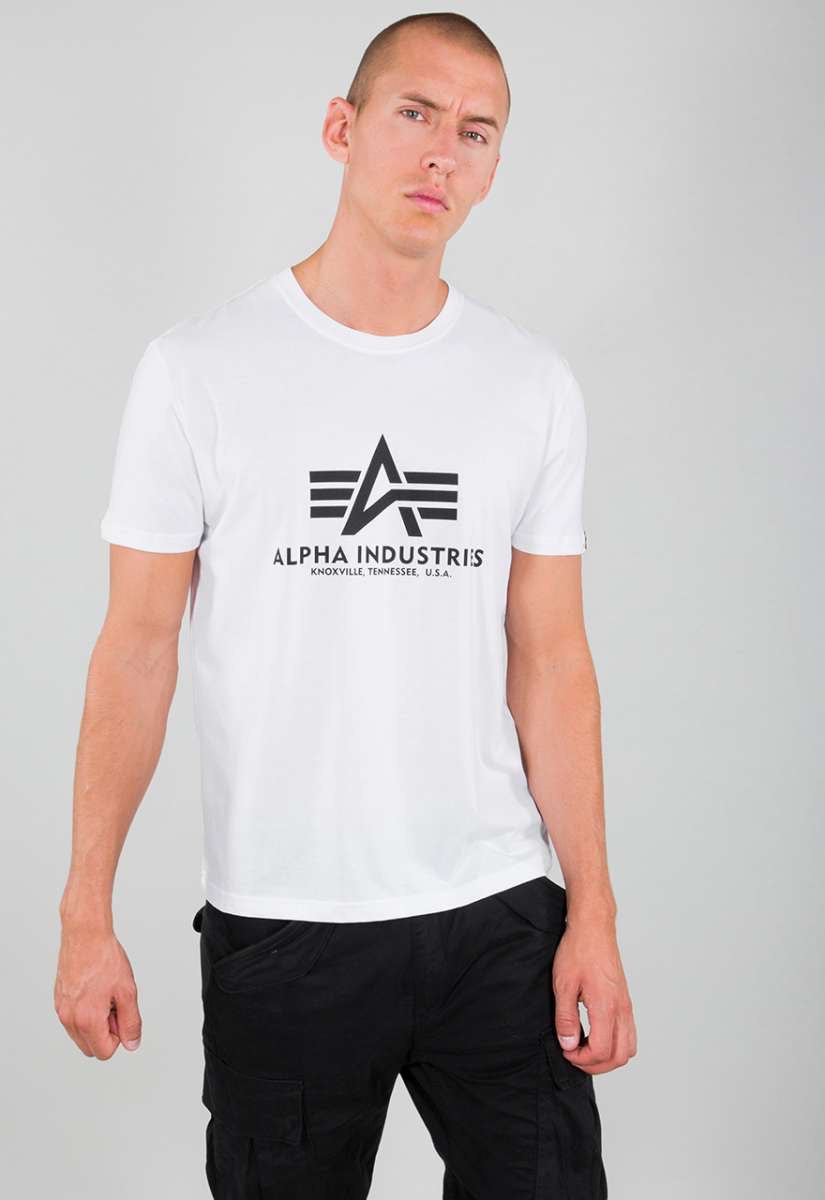Alpha Industries Basic T-Shirt weiss 100501-09