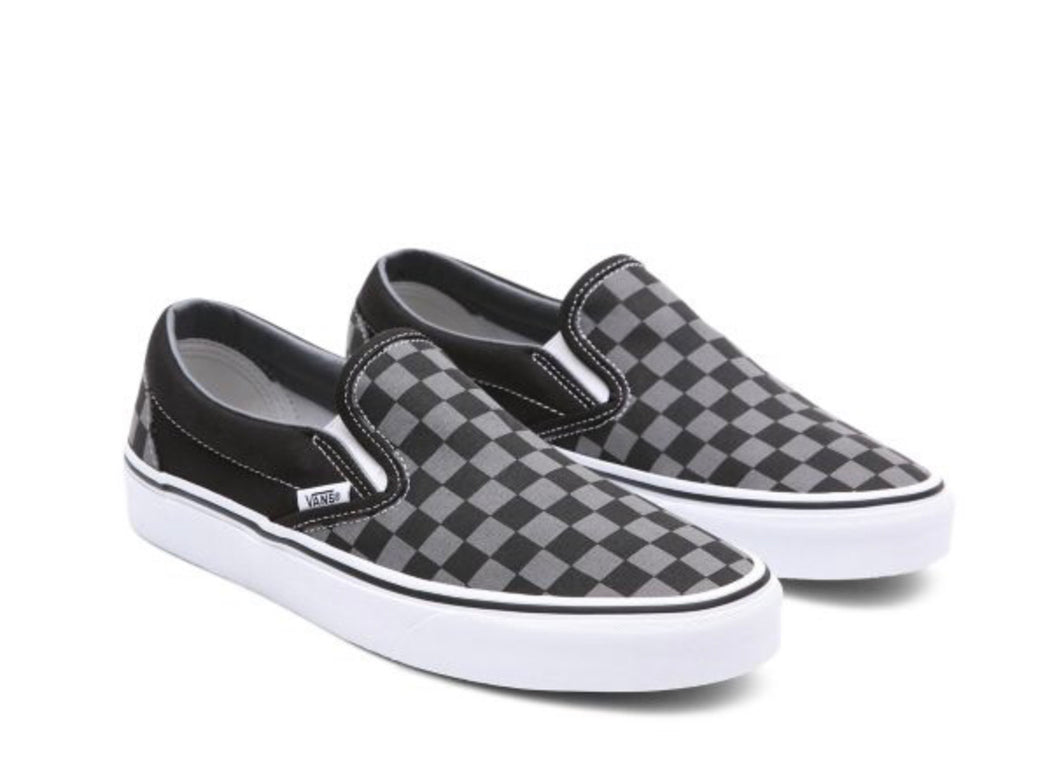 Vans Classic Slip On Checkerboard pewter/black VN000EYEBPJ