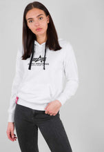 Lade das Bild in den Galerie-Viewer, Alpha Industries New Basic Hoodie WMN weiss 196032-09
