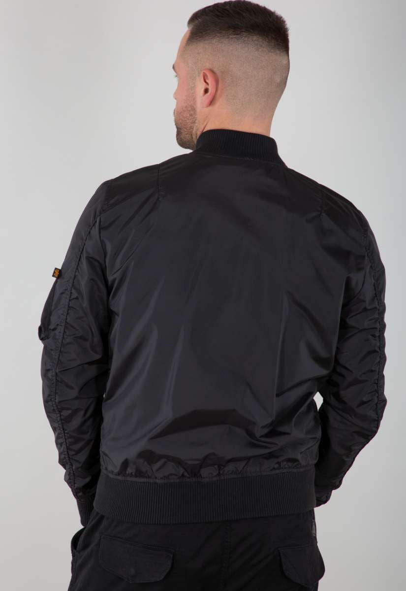 Alpha Industries leichte Bomberjacke schwarz MA-1 TT 191103-03