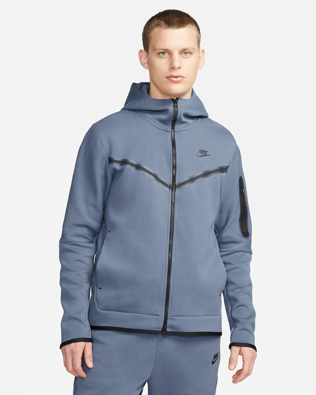Nike Sportswear Tech Fleece Full-Zip Hoodie Diffused Blue CU4489-491
