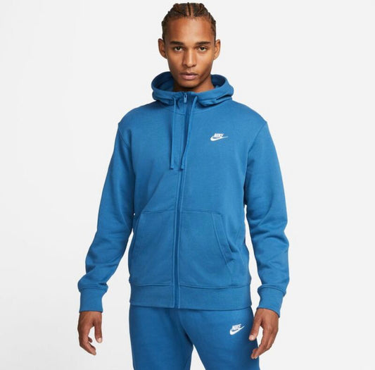 Nike Sportswear Club Full-Zip Hoodie Fleece dark marina BV2645-407