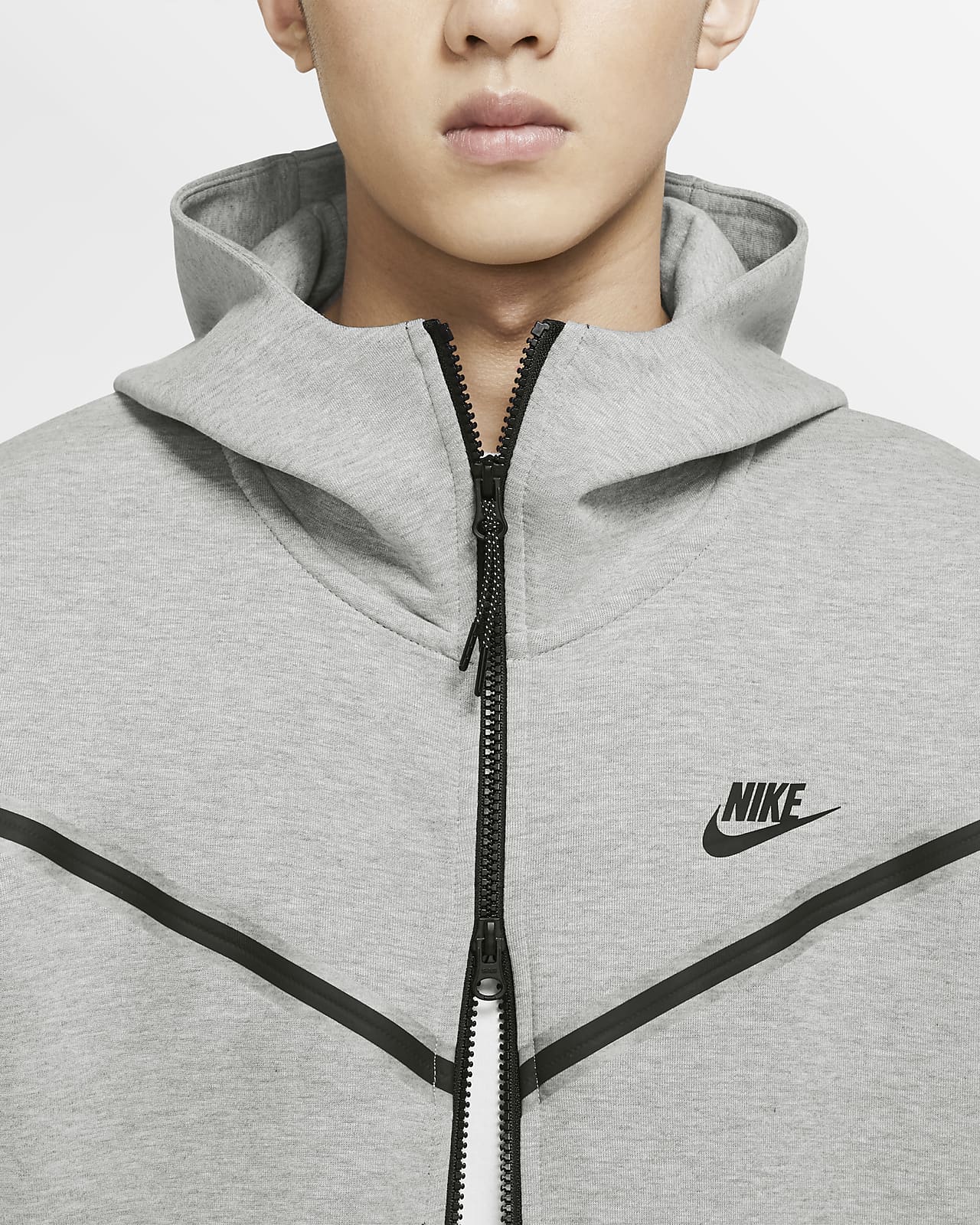 Nike Sportswear Tech Fleece Full-Zip Hoodie Grey CU4489-063